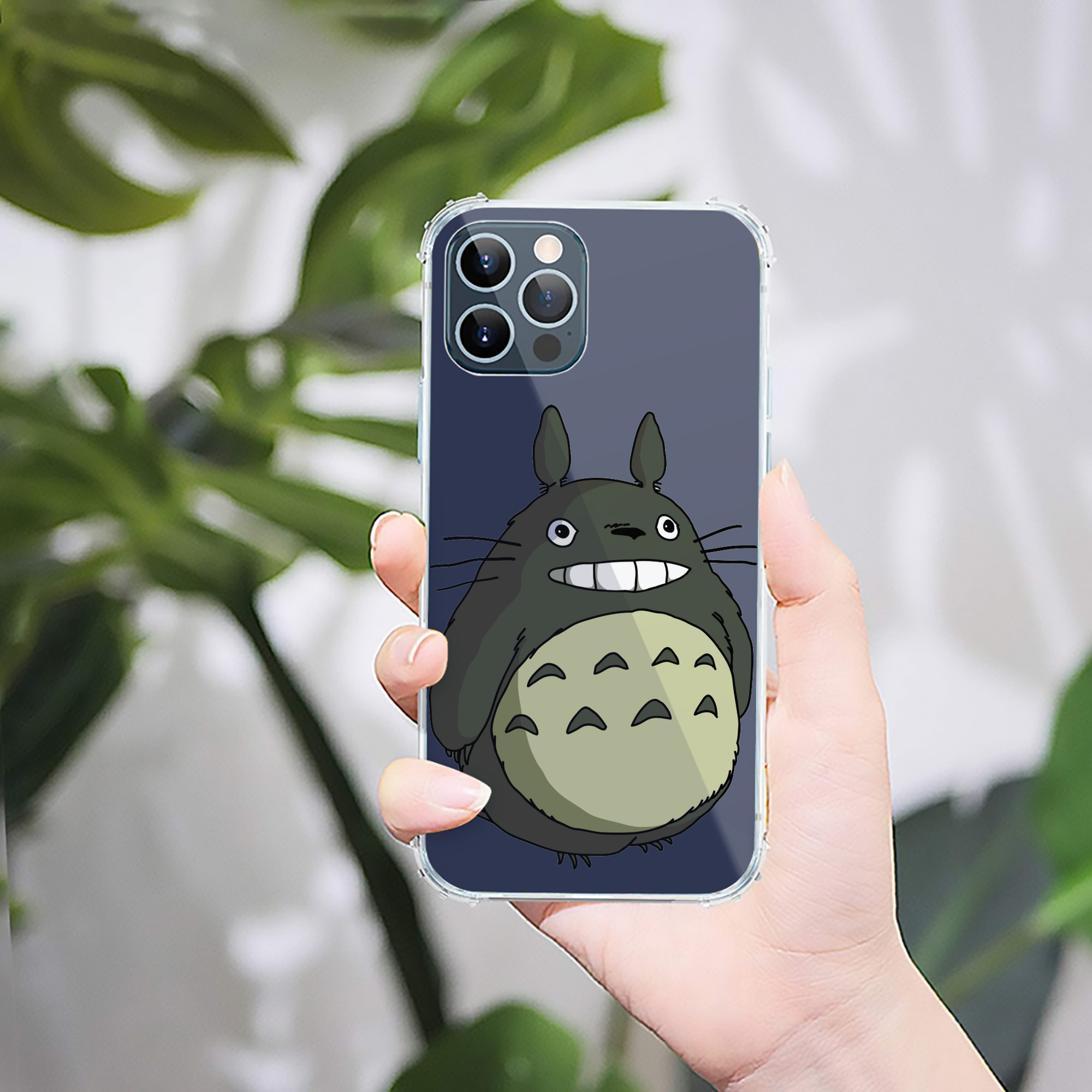 （画像用） となりのトトロ 草壁メイ 草壁サツキ My Neighbor Totoro Satsuki Kusakabe Mei Kusakabe 【iPhone 12シリーズ対応】透明スマホケース（クリアソフトケース）